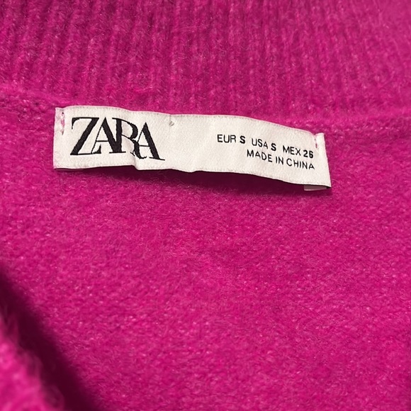 super cute pink zara sweater!! - Picture 2 of 2